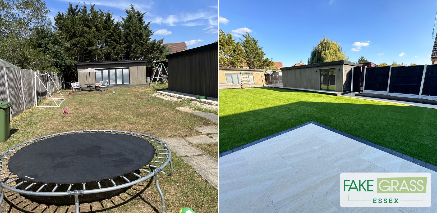 Artificial grass installation Essex